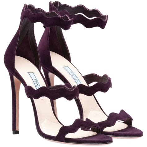 prada scalloped suede sandals ebay|prada platforms.